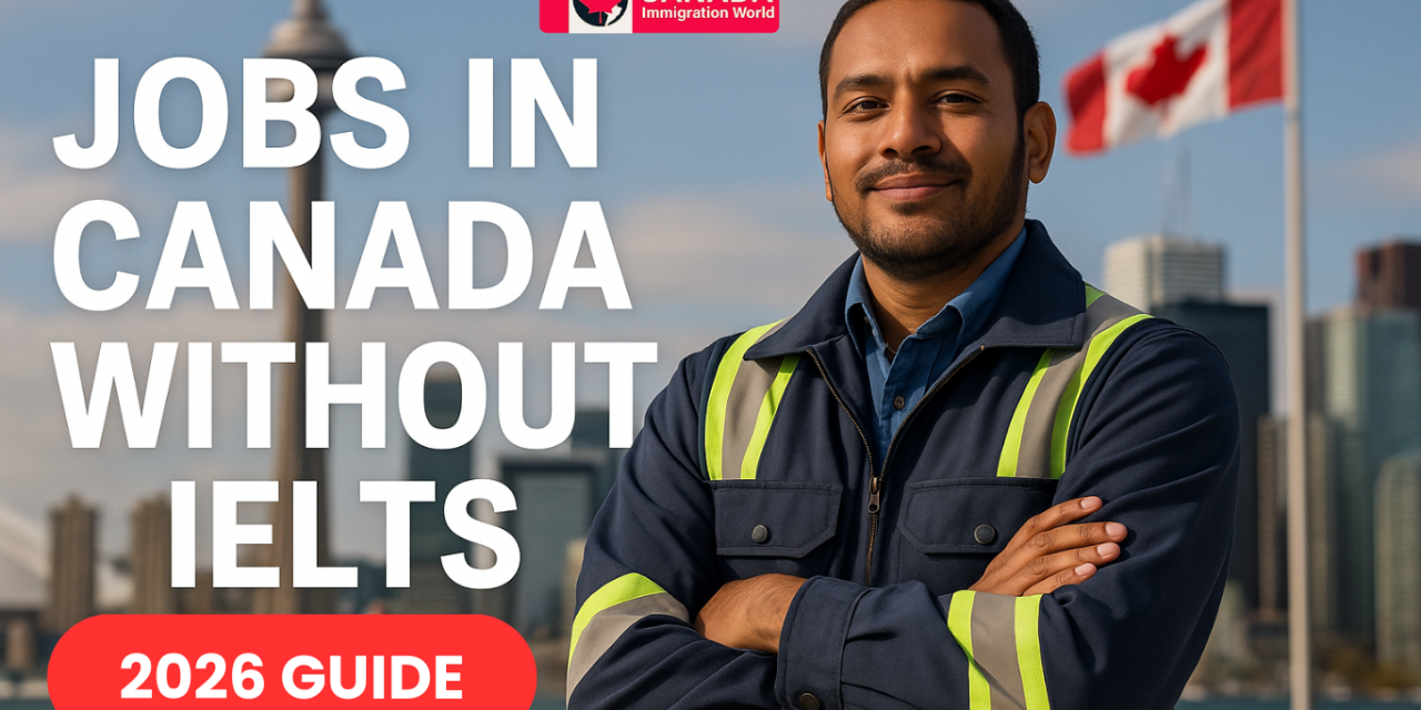 Jobs in Canada Without IELTS – Complete 2026 Guide for Foreign Workers